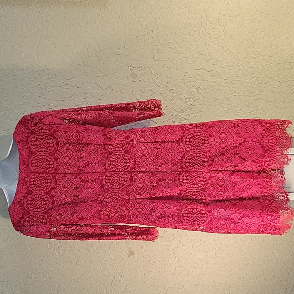 Cocktail style fuchsia colored size 12 dress